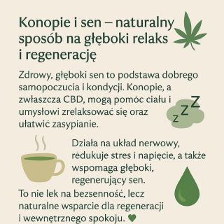 Ko*opie indyjskie mogą pomóc w zasypianiu na krótką metę, szczególnie dzięki zawartości CBD, które działa uspokajająco i...